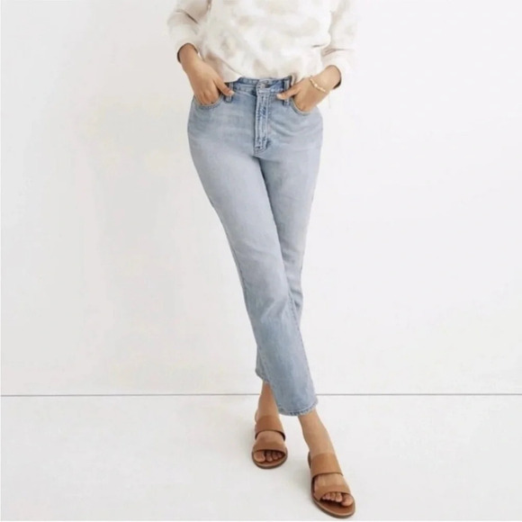 Madewell The Curvy Perfect Vintage Jeans Light Wash Size 27 - Picture 1 of 7